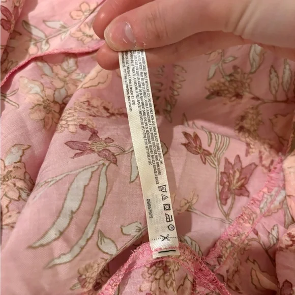 Free People Heat Wave Printed Pink Maxi Floral Dress Size XS - Picture 9 of 9